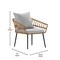 Flash Furniture Natural/Gray PE Rattan Wicker Patio Chairs, 2PK SB-1960-CH-GY-GG - alternate 2